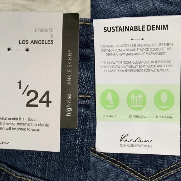 KANCAN NEW Sabrina  High Rise Ankle Skinny Jeans, 1/24 - Picture 13 of 16